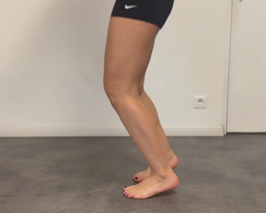 Saut sur la pointe des pieds